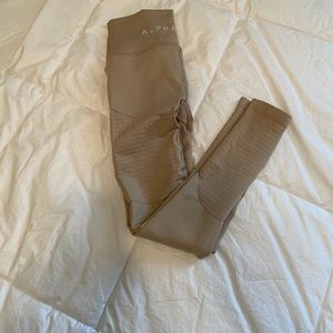 Alphalete revival R6 Taupe leggings.